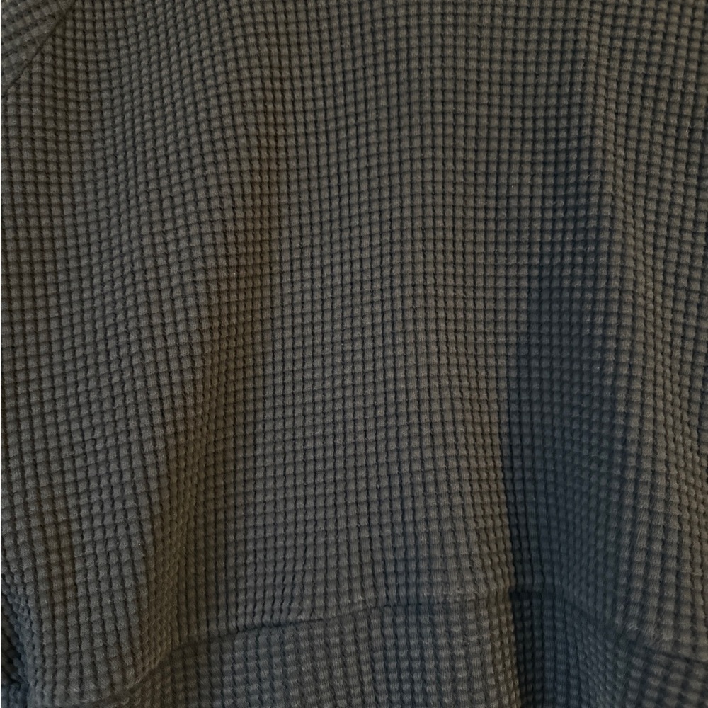 The North Face Black Waffle Knit Mock Neck Sweatshirt M - Picture 4 of 16
